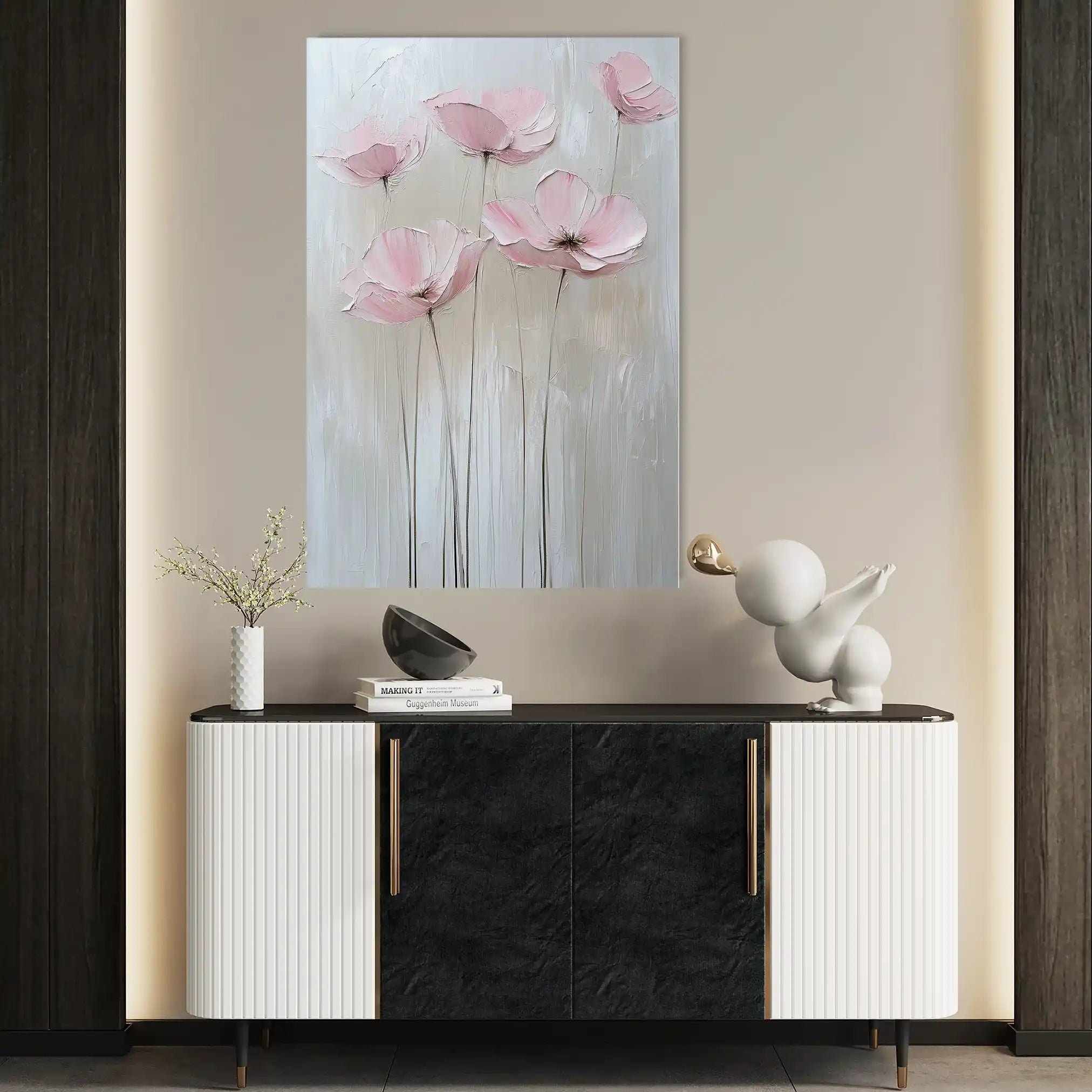 Floral Canvas Wall Art WAD1422-F 90 x 60 cm / Stretched on hidden frame