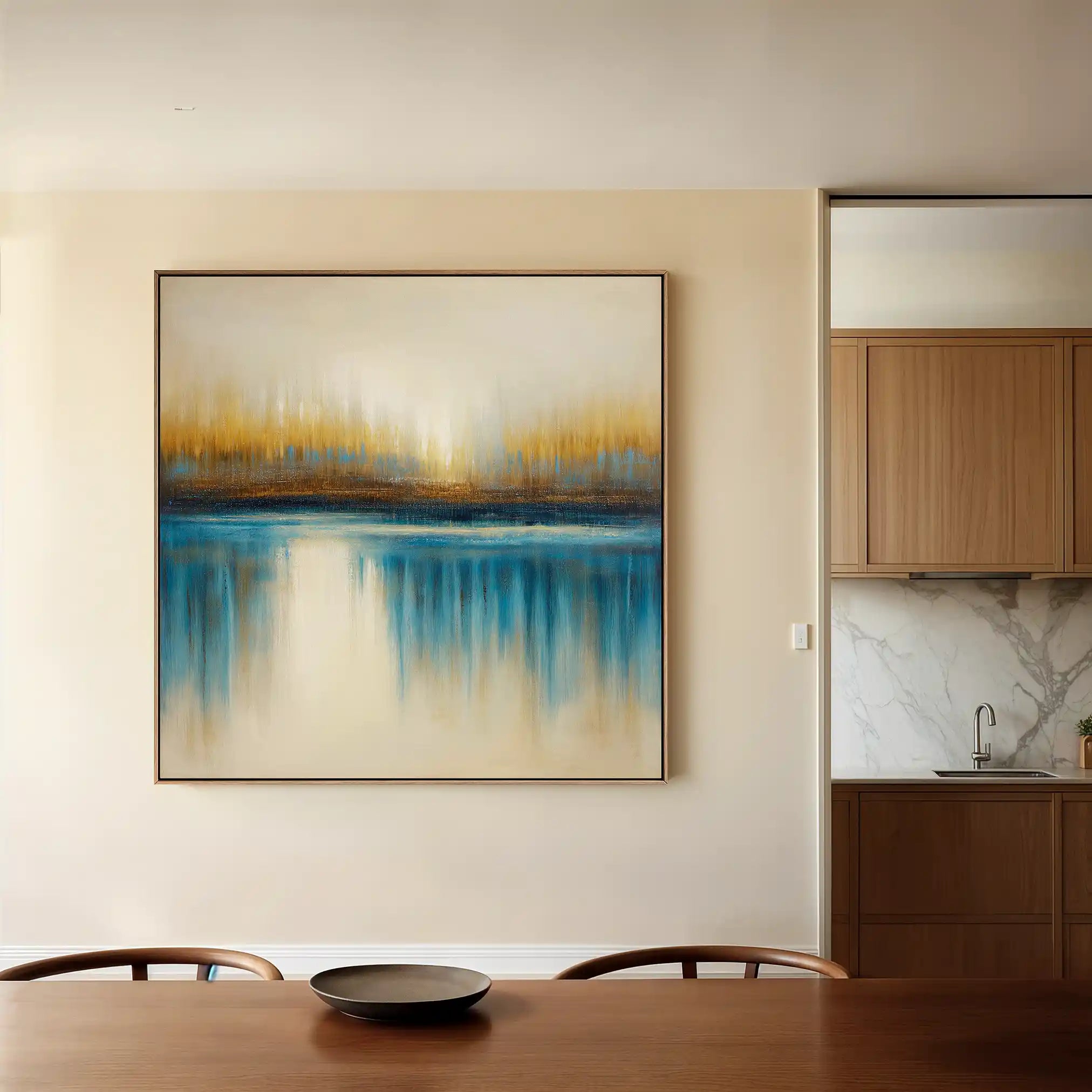 Abstract 1423 Canvas Art 60 x 60 cm / Stretched on hidden frame