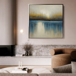 Abstract 1423 Canvas Art 60 x 60 cm / Stretched on hidden frame