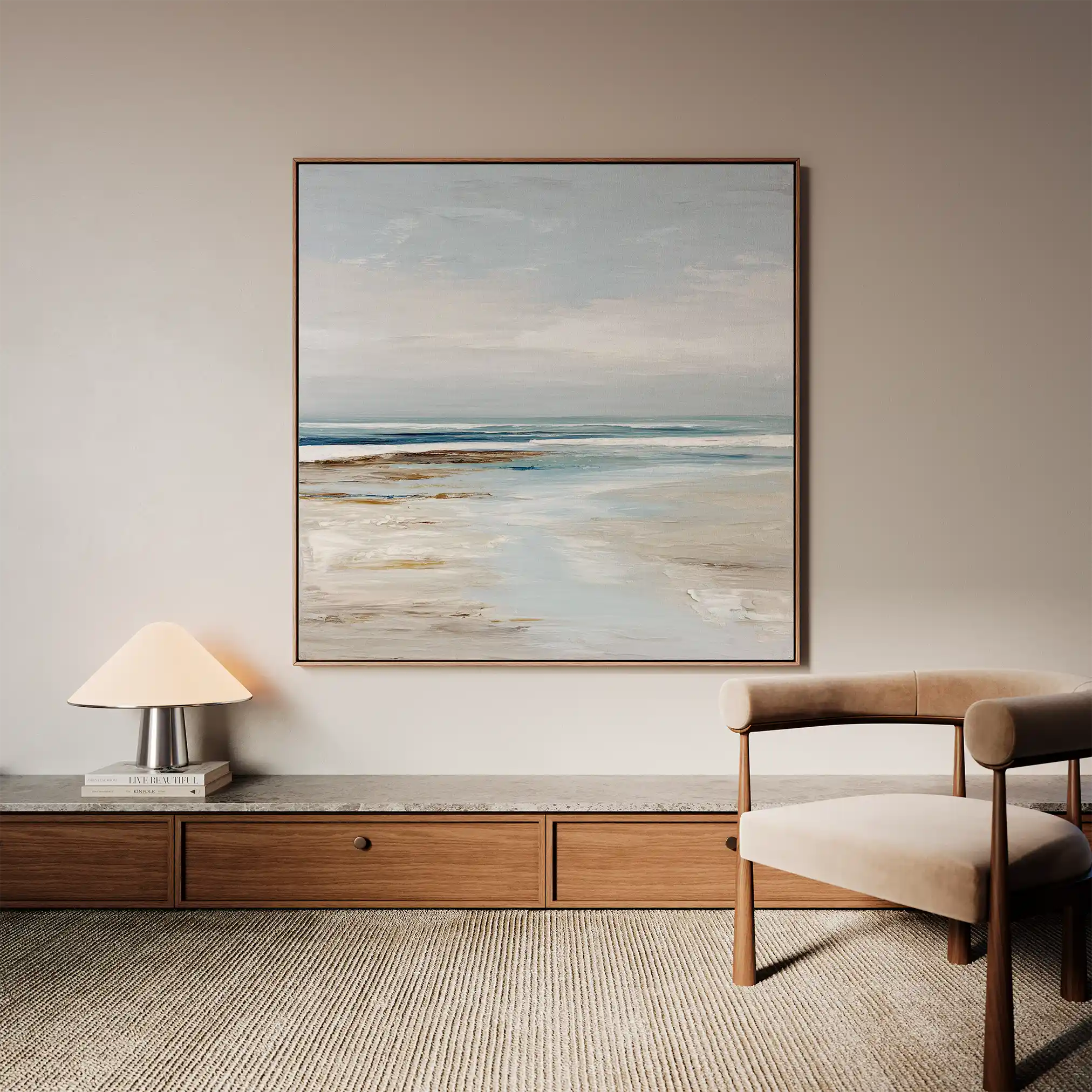 Abstract 1425 Canvas Art 60 x 60 cm / Stretched on hidden frame