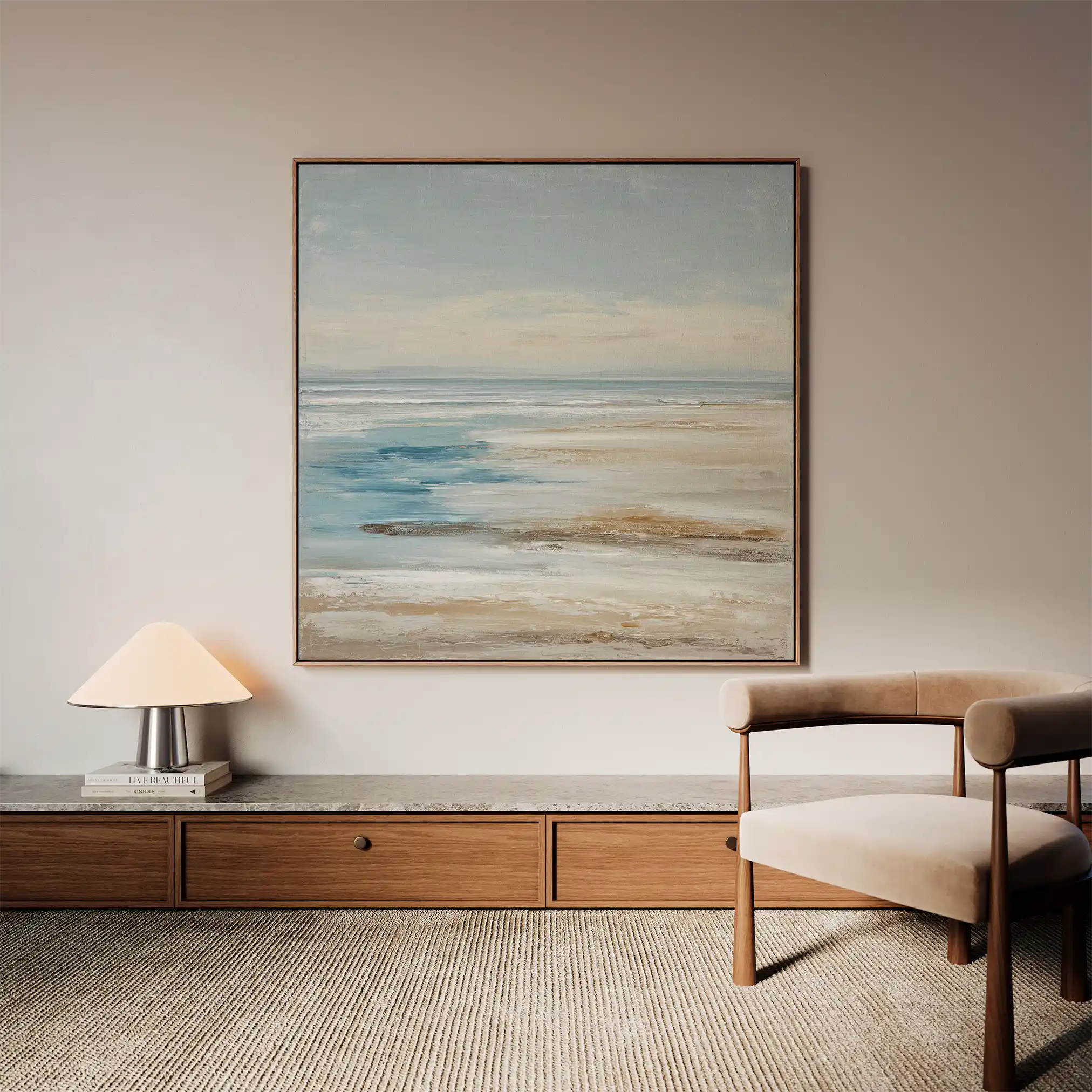 Abstract 1426 Canvas Art 60 x 60 cm / Stretched on hidden frame