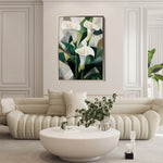Floral Canvas Wall Art WAD1426-F 90 x 60 cm / Stretched on hidden frame