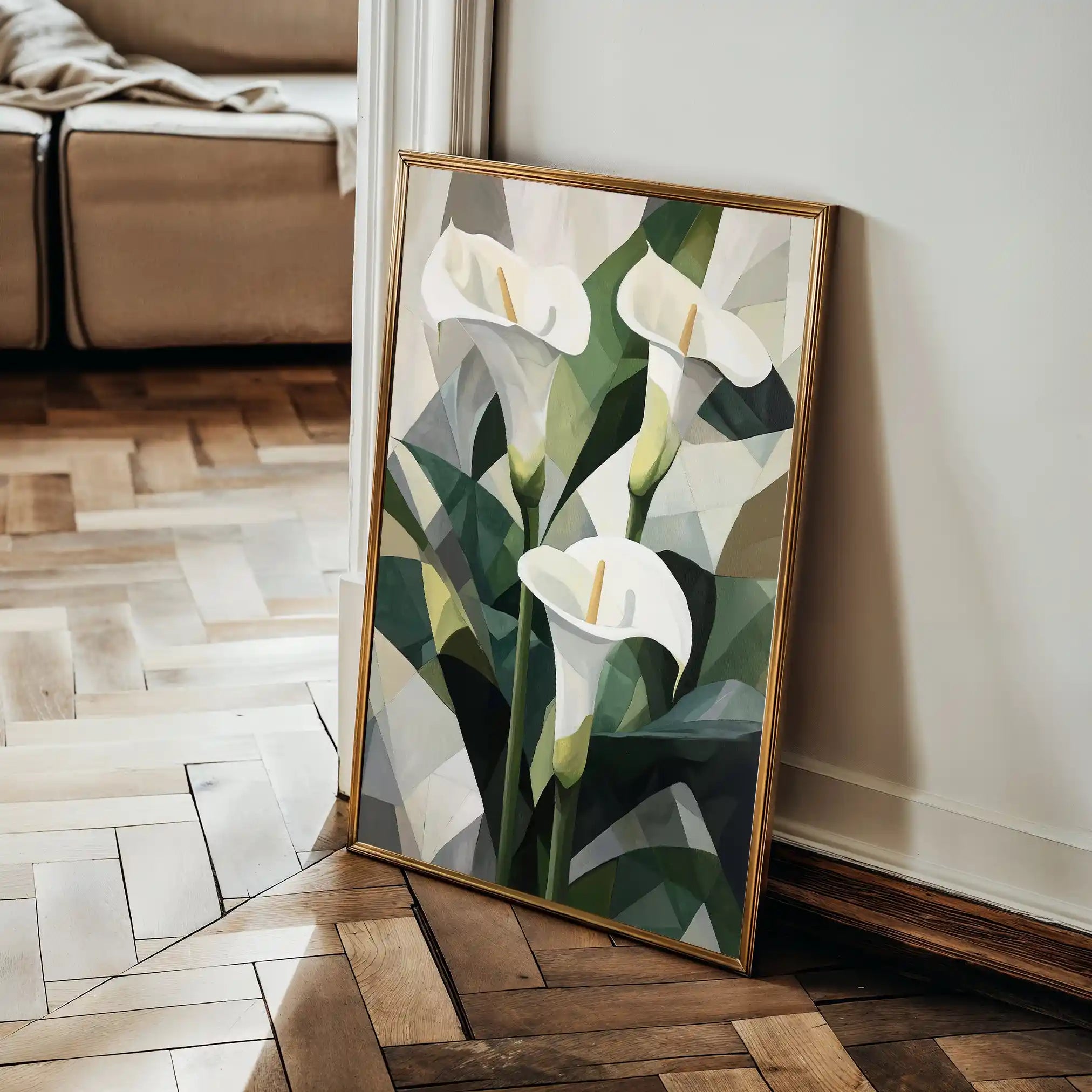 Floral Canvas Wall Art WAD1426-F 90 x 60 cm / Stretched on hidden frame
