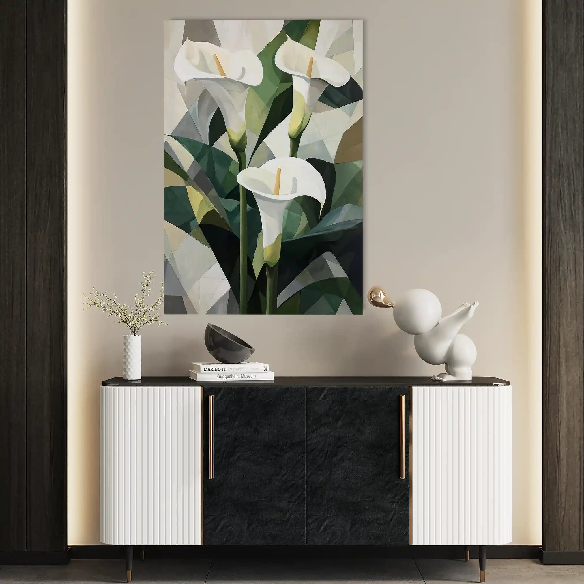 Floral Canvas Wall Art WAD1426-F 90 x 60 cm / Stretched on hidden frame
