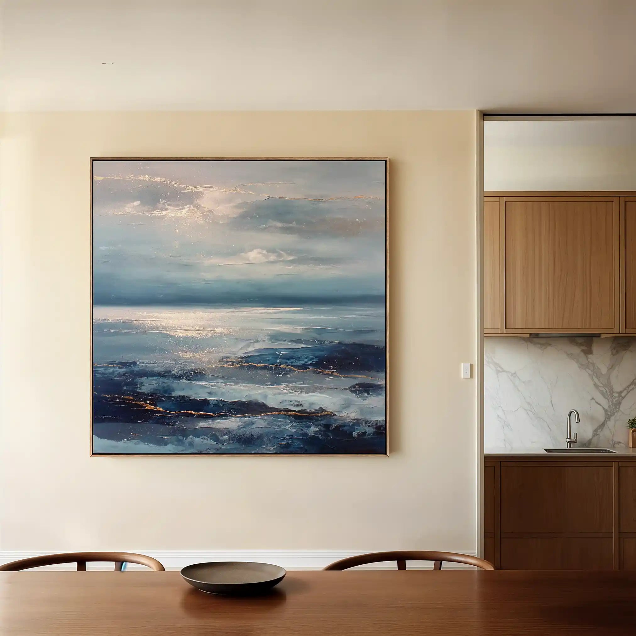 Abstract 1427 Canvas Art 60 x 60 cm / Stretched on hidden frame