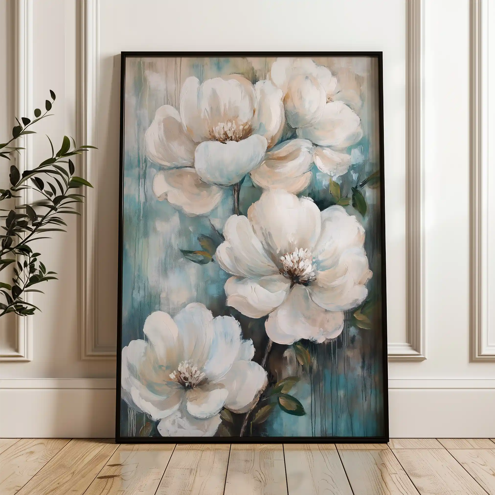 Floral Canvas Wall Art WAD1427-F 90 x 60 cm / Stretched on hidden frame