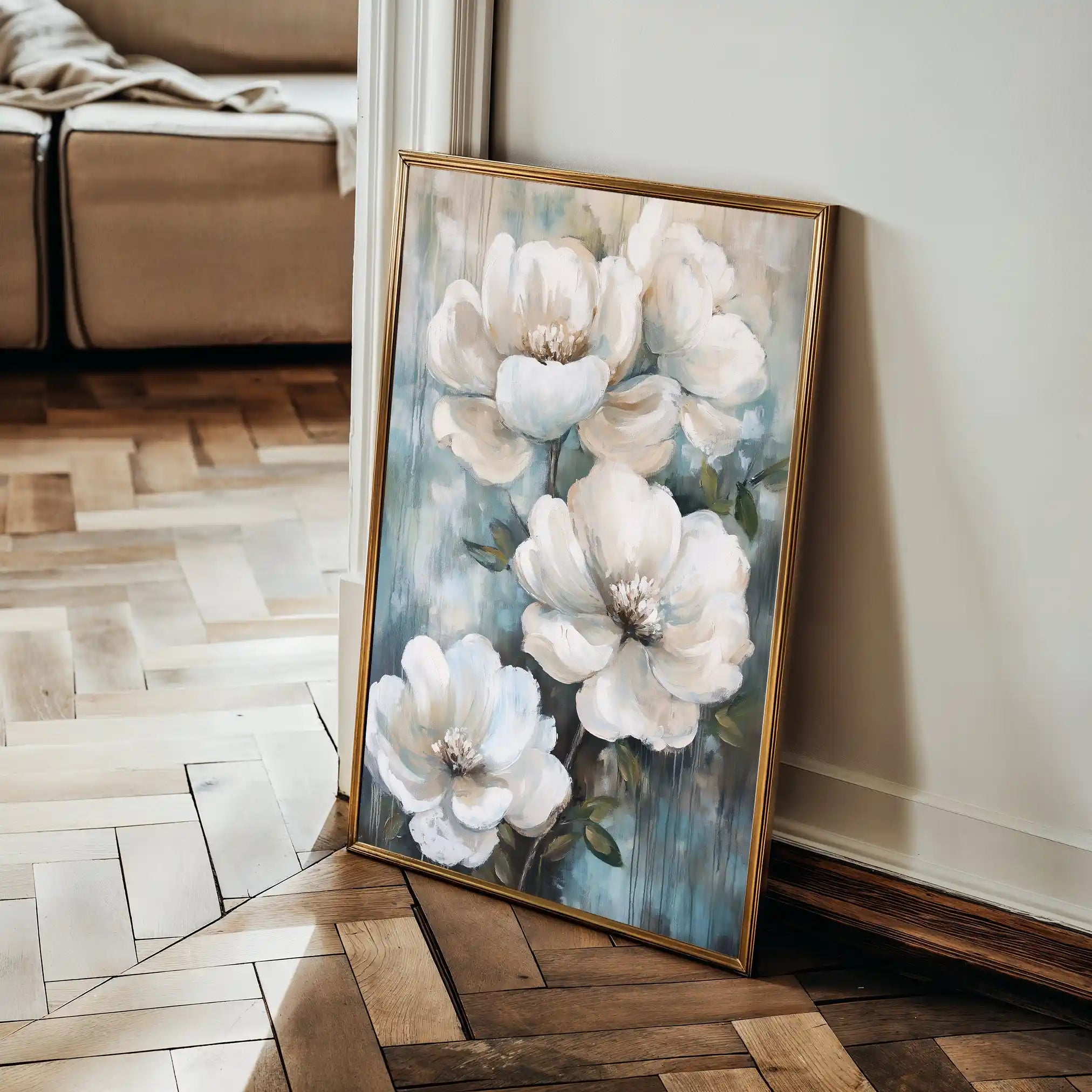 Floral Canvas Wall Art WAD1427-F 90 x 60 cm / Stretched on hidden frame