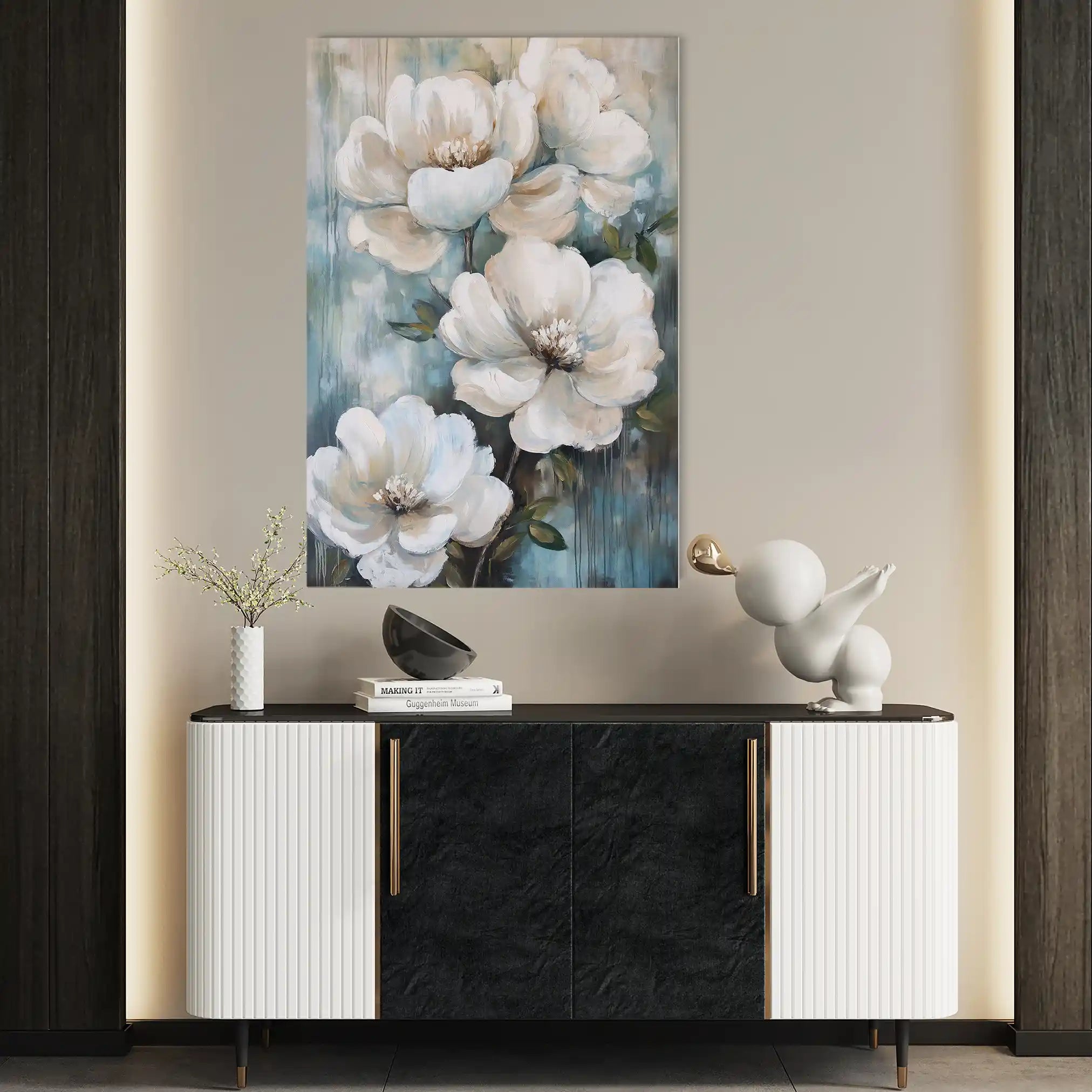 Floral Canvas Wall Art WAD1427-F 90 x 60 cm / Stretched on hidden frame