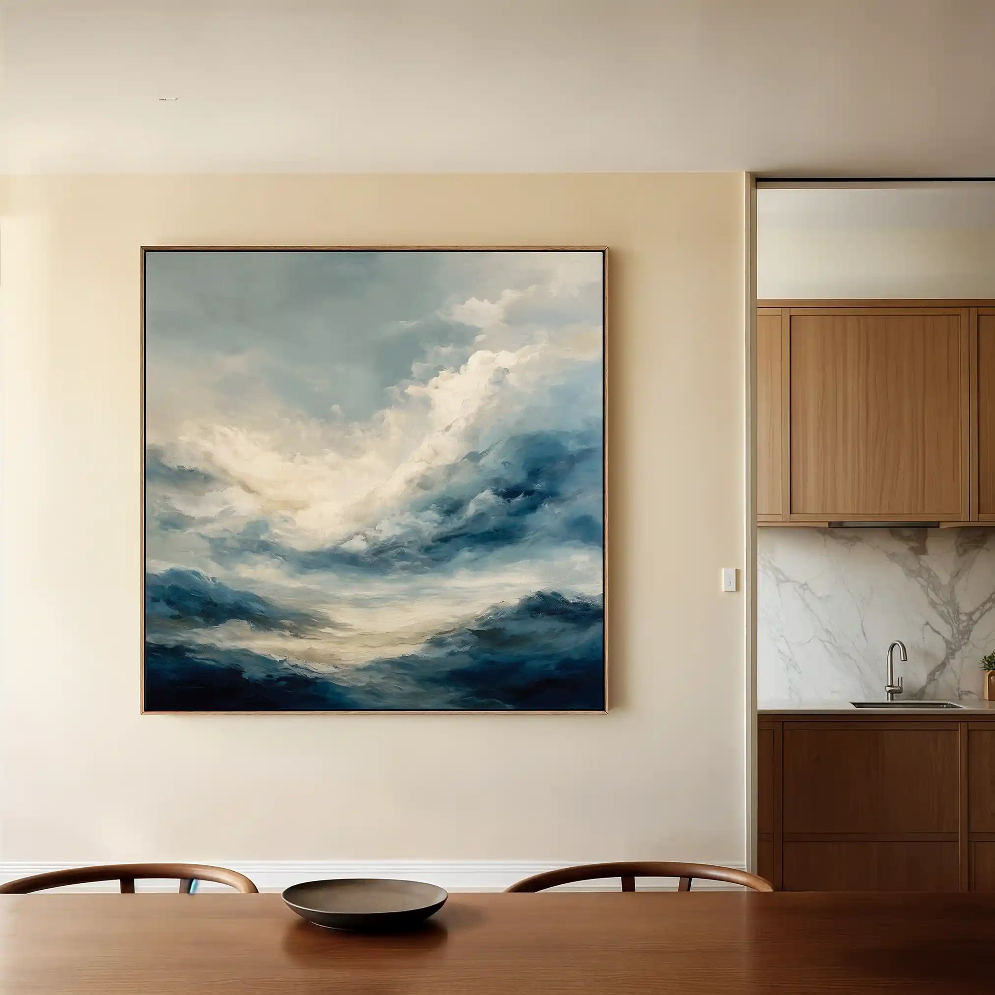 Abstract 1428 Canvas Art 60 x 60 cm / Stretched on hidden frame