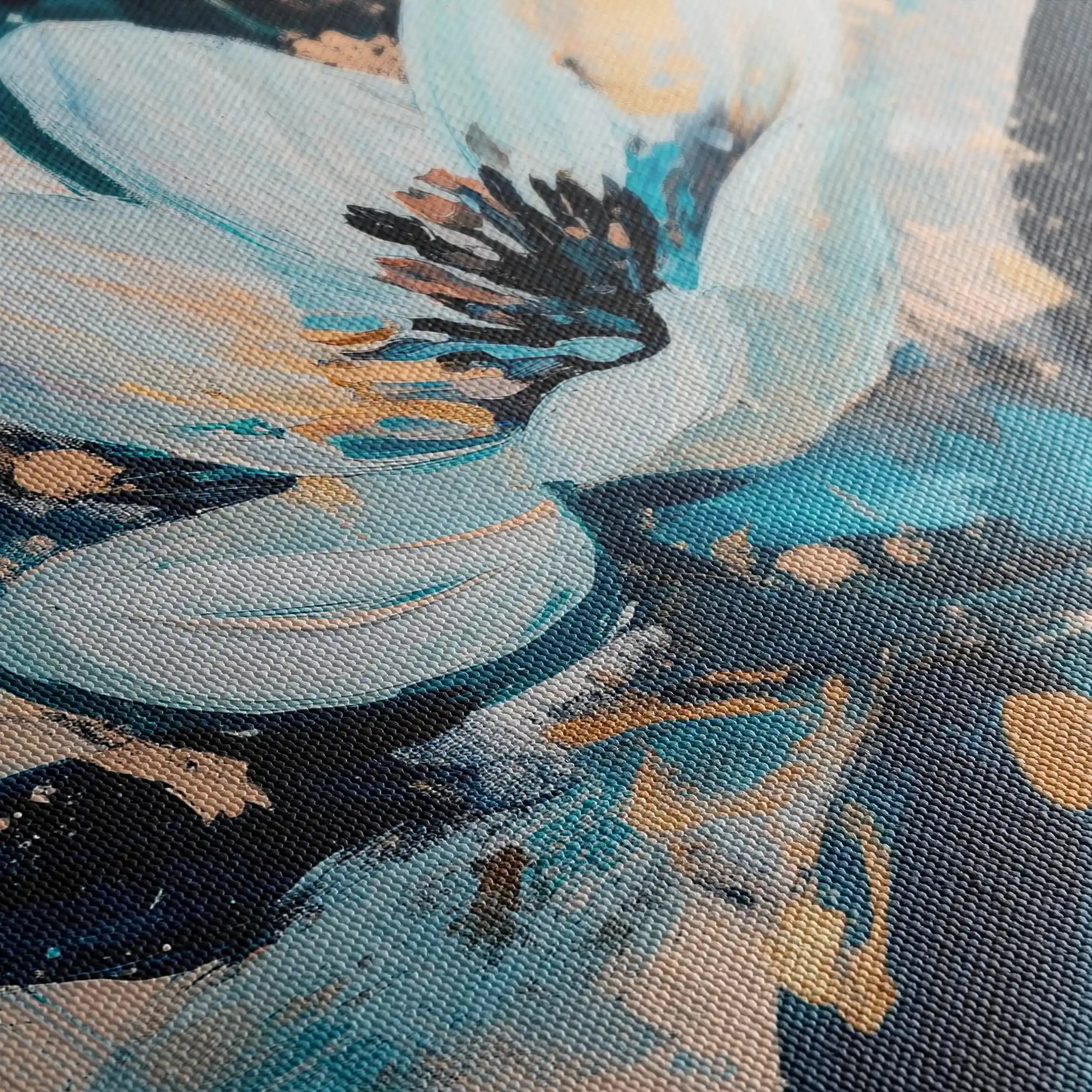 Floral Canvas Wall Art WAD1428-F 90 x 60 cm / Stretched on hidden frame