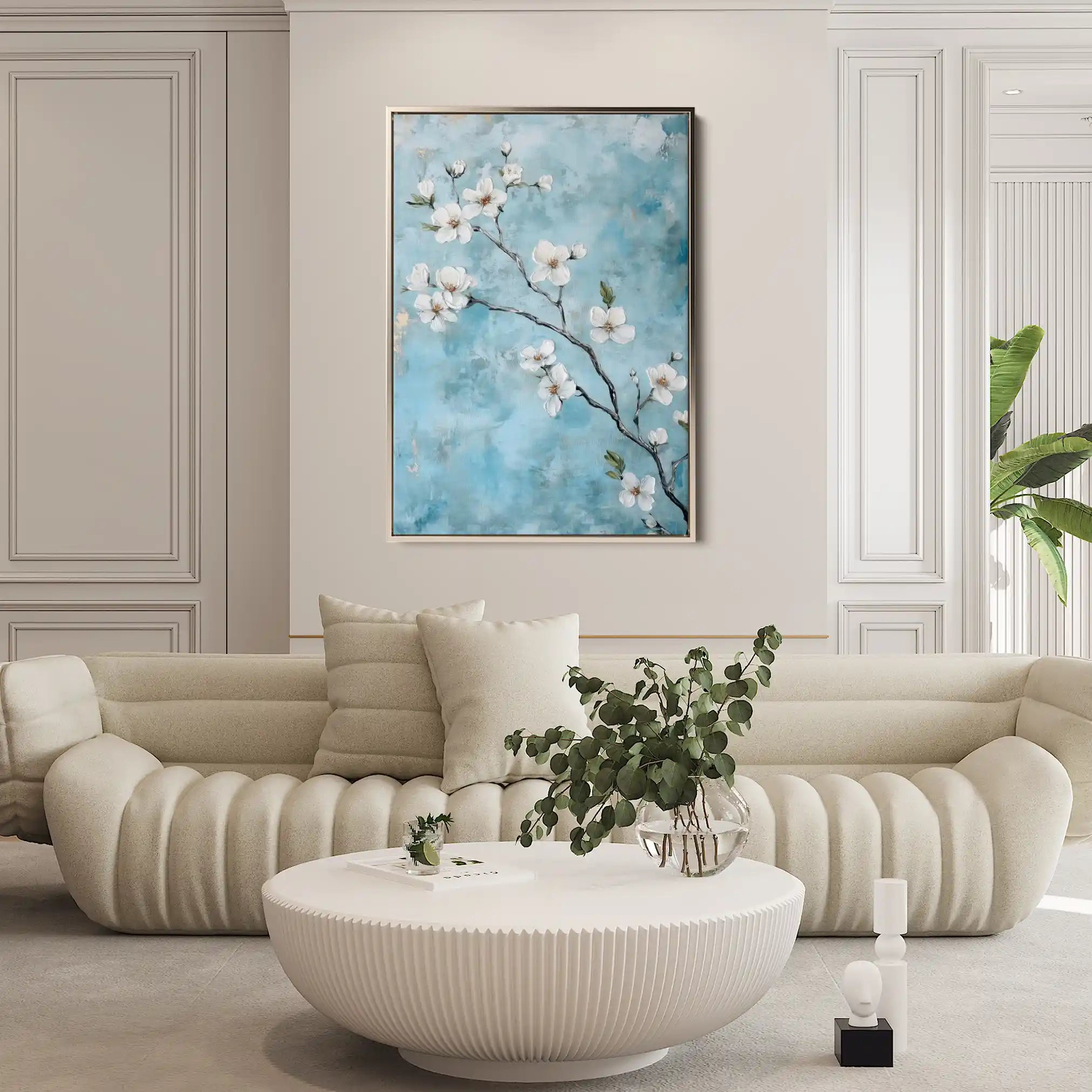 Floral Canvas Wall Art WAD1429-F 90 x 60 cm / Stretched on hidden frame