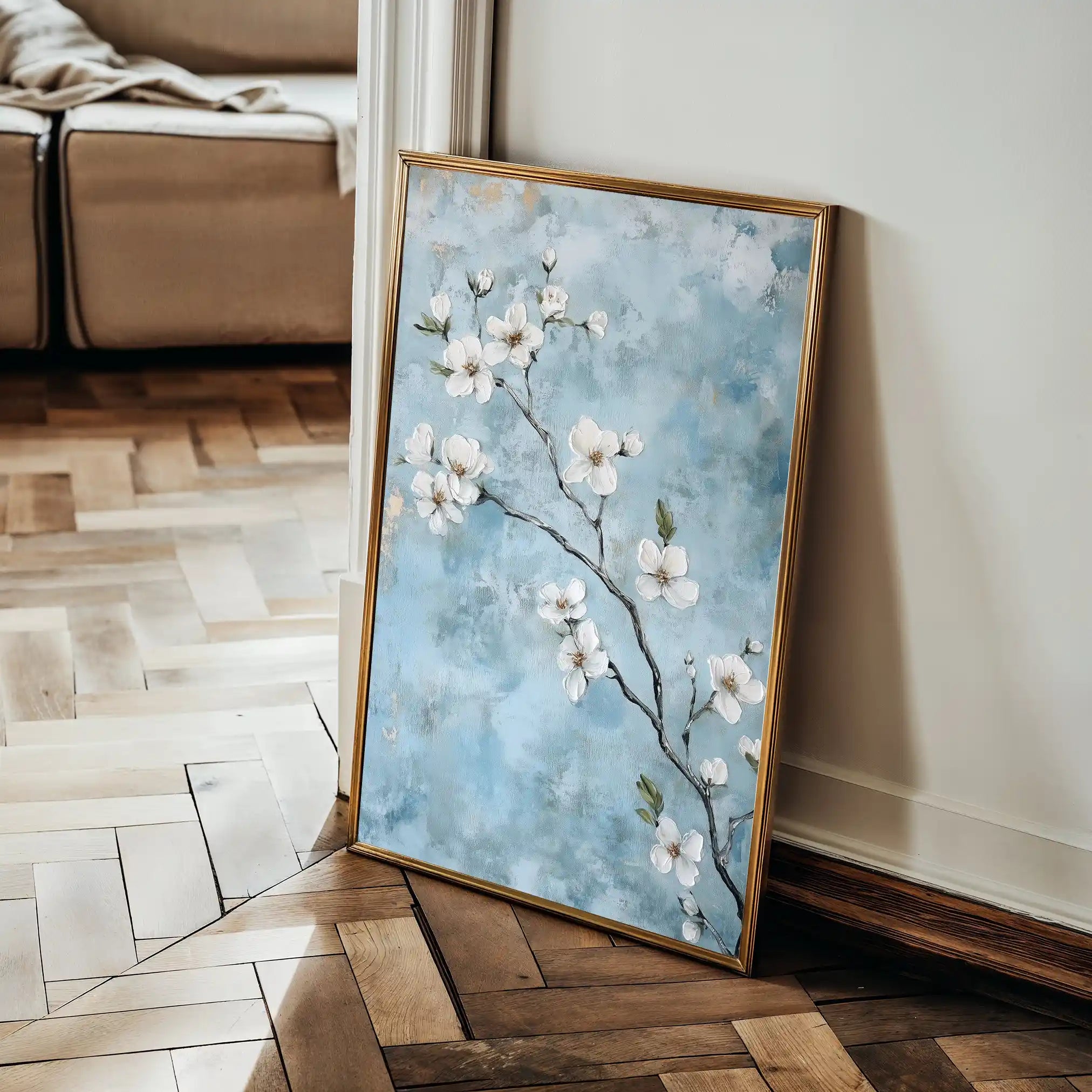Floral Canvas Wall Art WAD1429-F 90 x 60 cm / Stretched on hidden frame