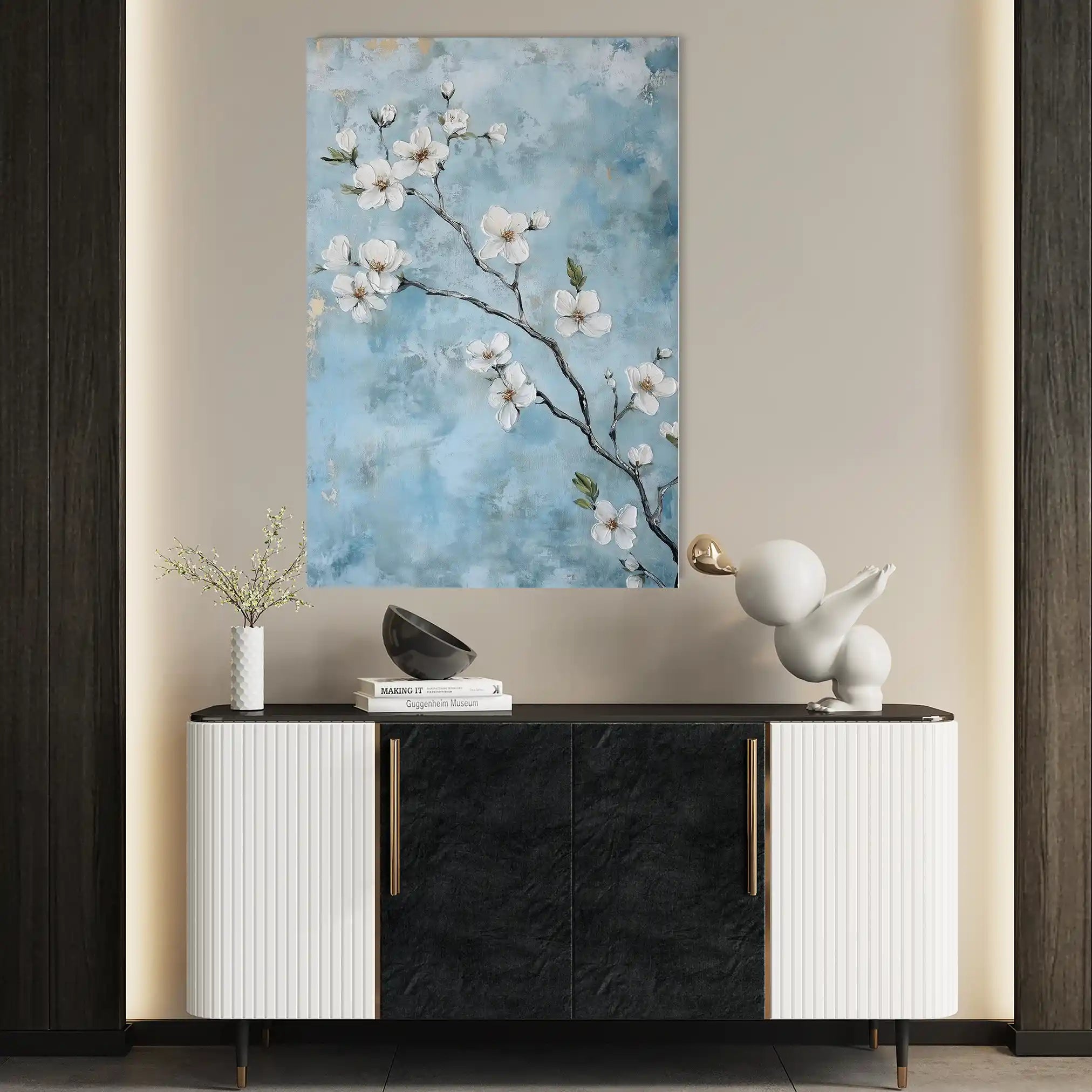 Floral Canvas Wall Art WAD1429-F 90 x 60 cm / Stretched on hidden frame
