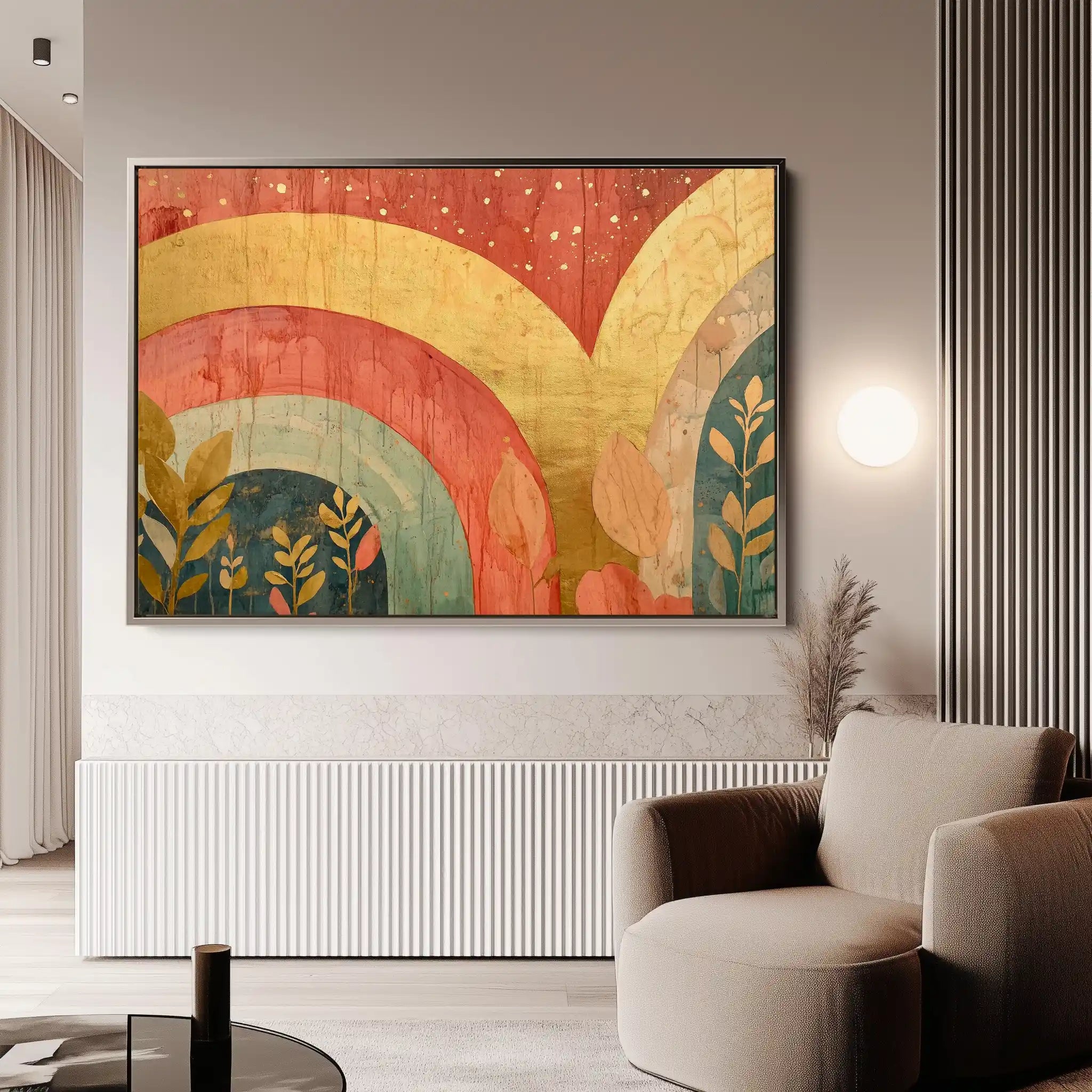 Boho 143 Canvas Art 90 x 60 cm / Stretched on hidden frame