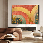 Boho 143 Canvas Art 90 x 60 cm / Stretched on hidden frame