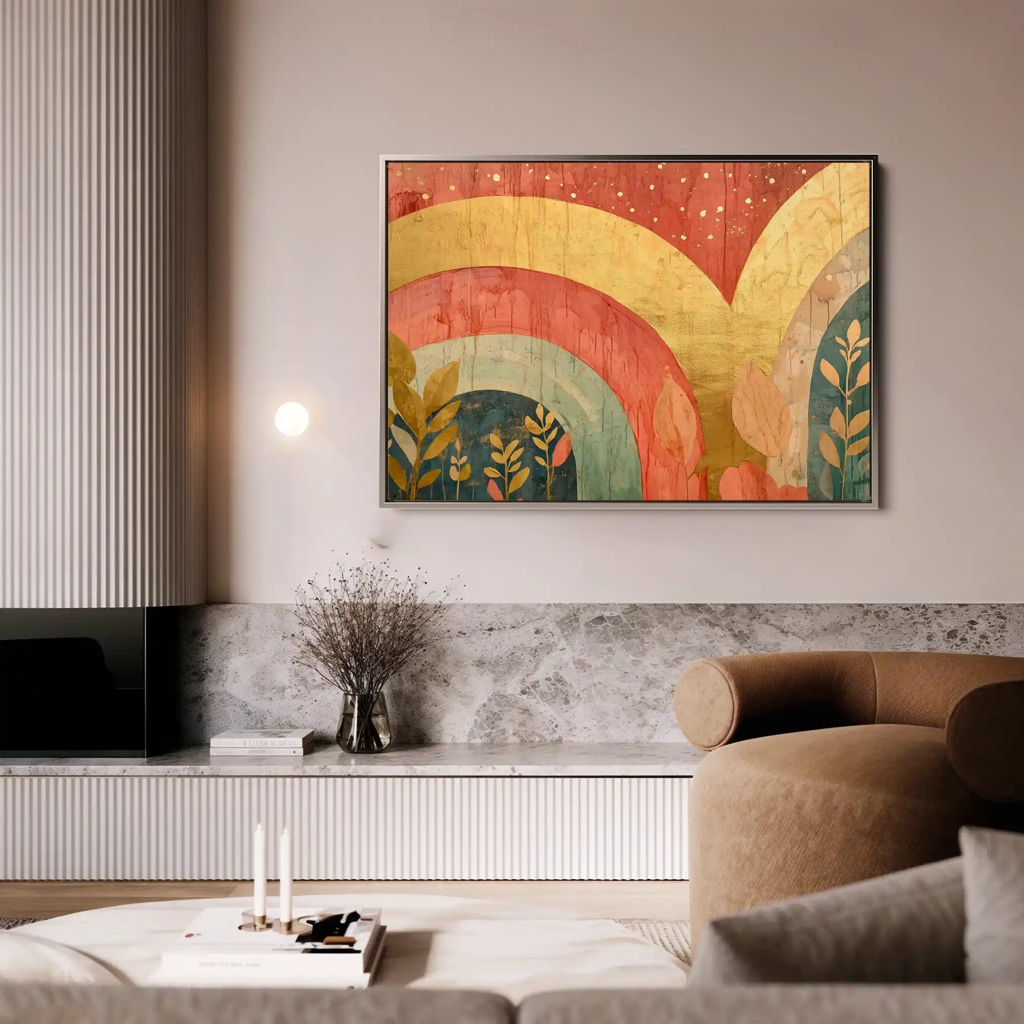 Boho 143 Canvas Art 90 x 60 cm / Stretched on hidden frame