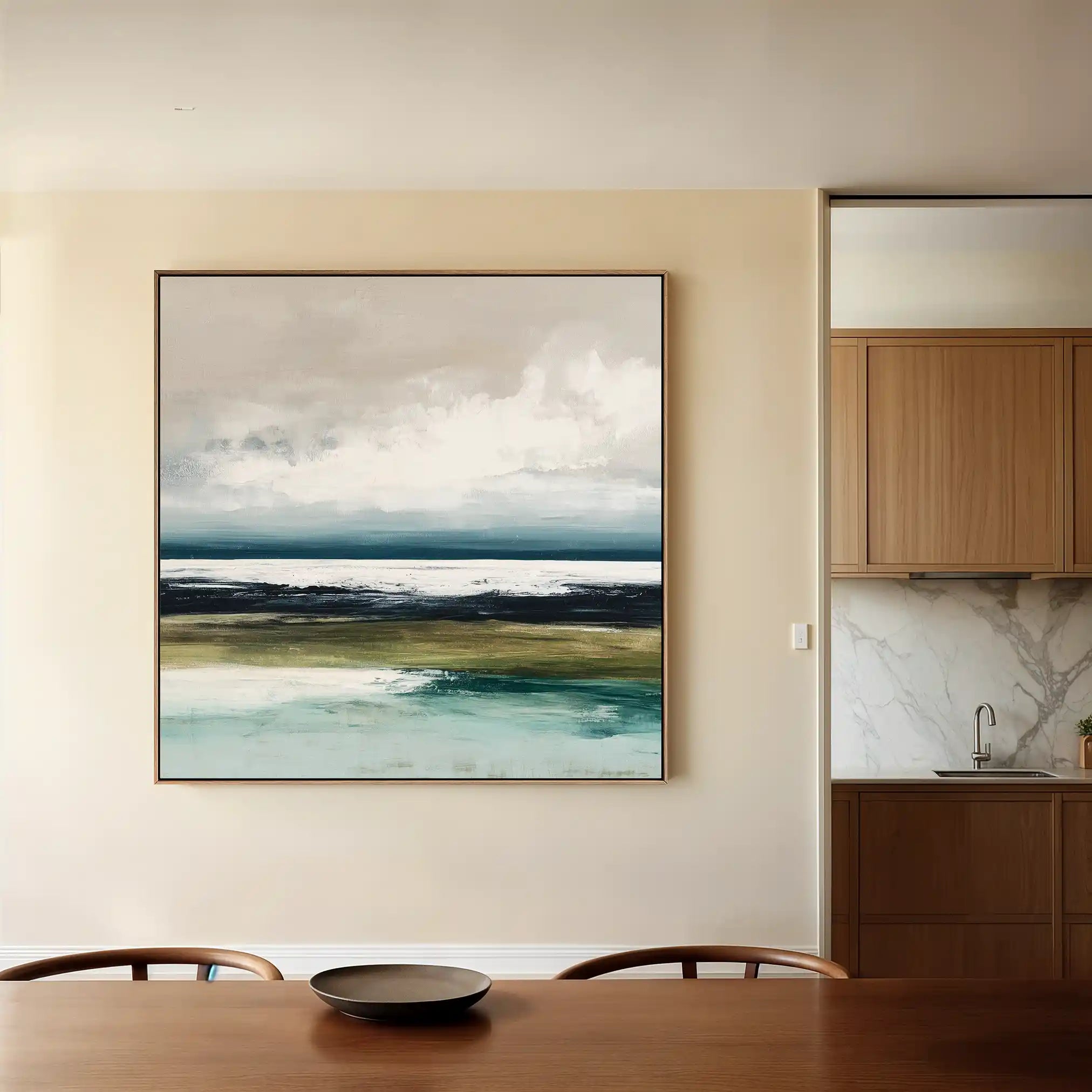 Abstract 1431 Canvas Art 60 x 60 cm / Stretched on hidden frame