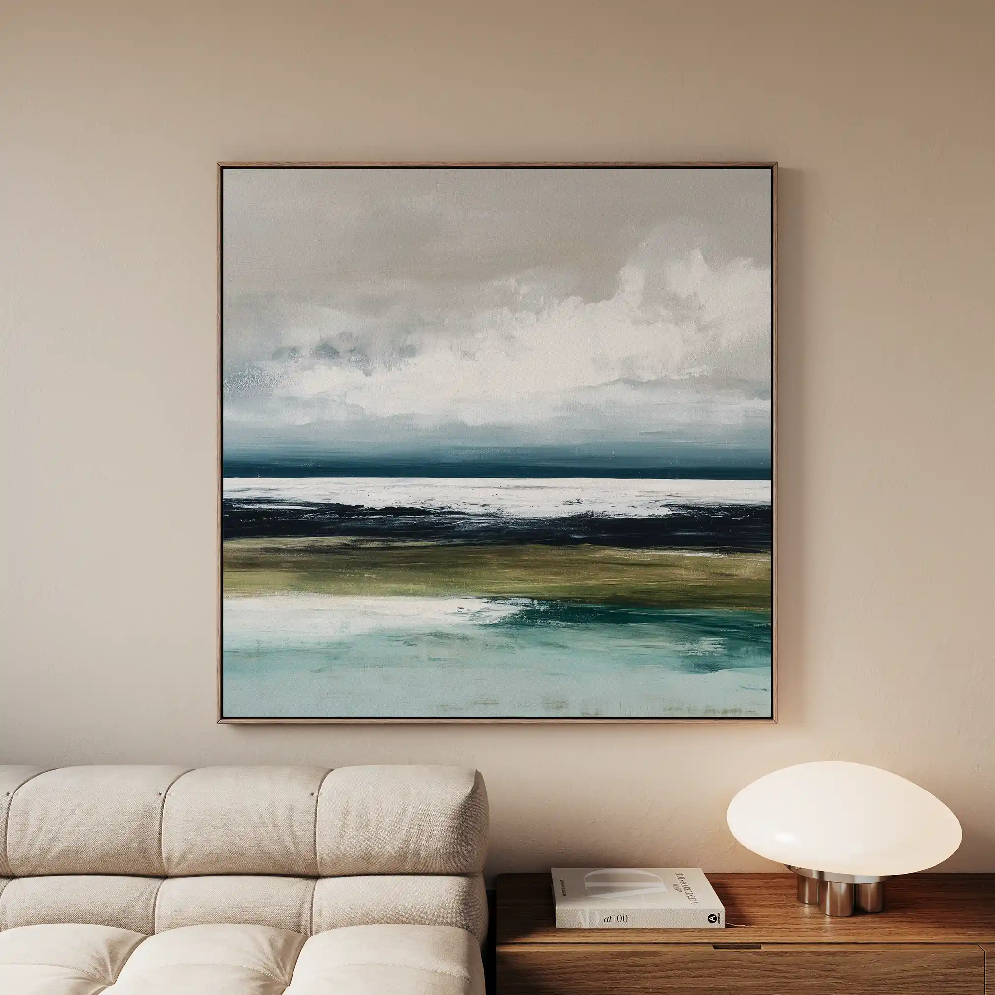 Abstract 1431 Canvas Art 60 x 60 cm / Stretched on hidden frame