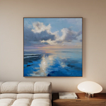 Abstract 1433 Canvas Art 60 x 60 cm / Stretched on hidden frame