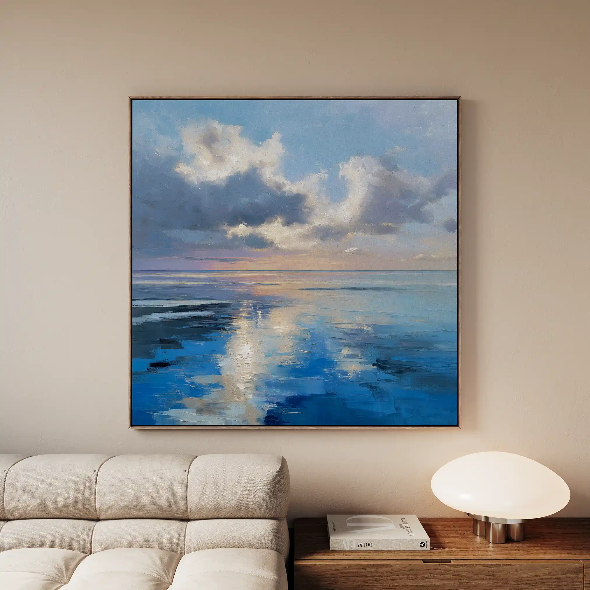 Abstract 1433 Canvas Art 60 x 60 cm / Stretched on hidden frame