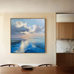 Abstract 1433 Canvas Art 60 x 60 cm / Stretched on hidden frame