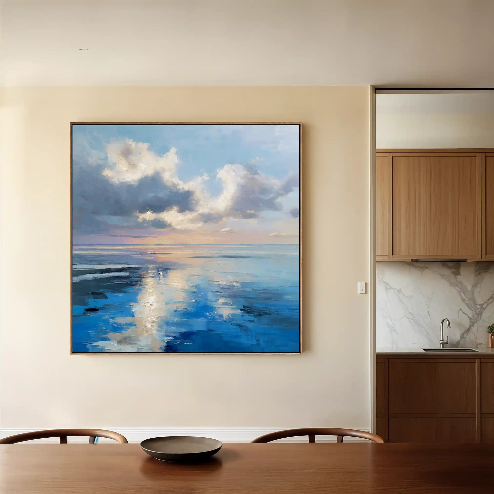 Abstract 1433 Canvas Art 60 x 60 cm / Stretched on hidden frame