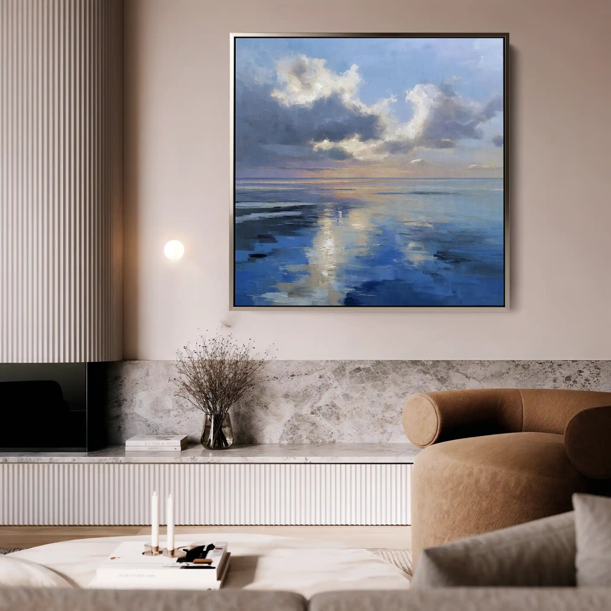 Abstract 1433 Canvas Art 60 x 60 cm / Stretched on hidden frame