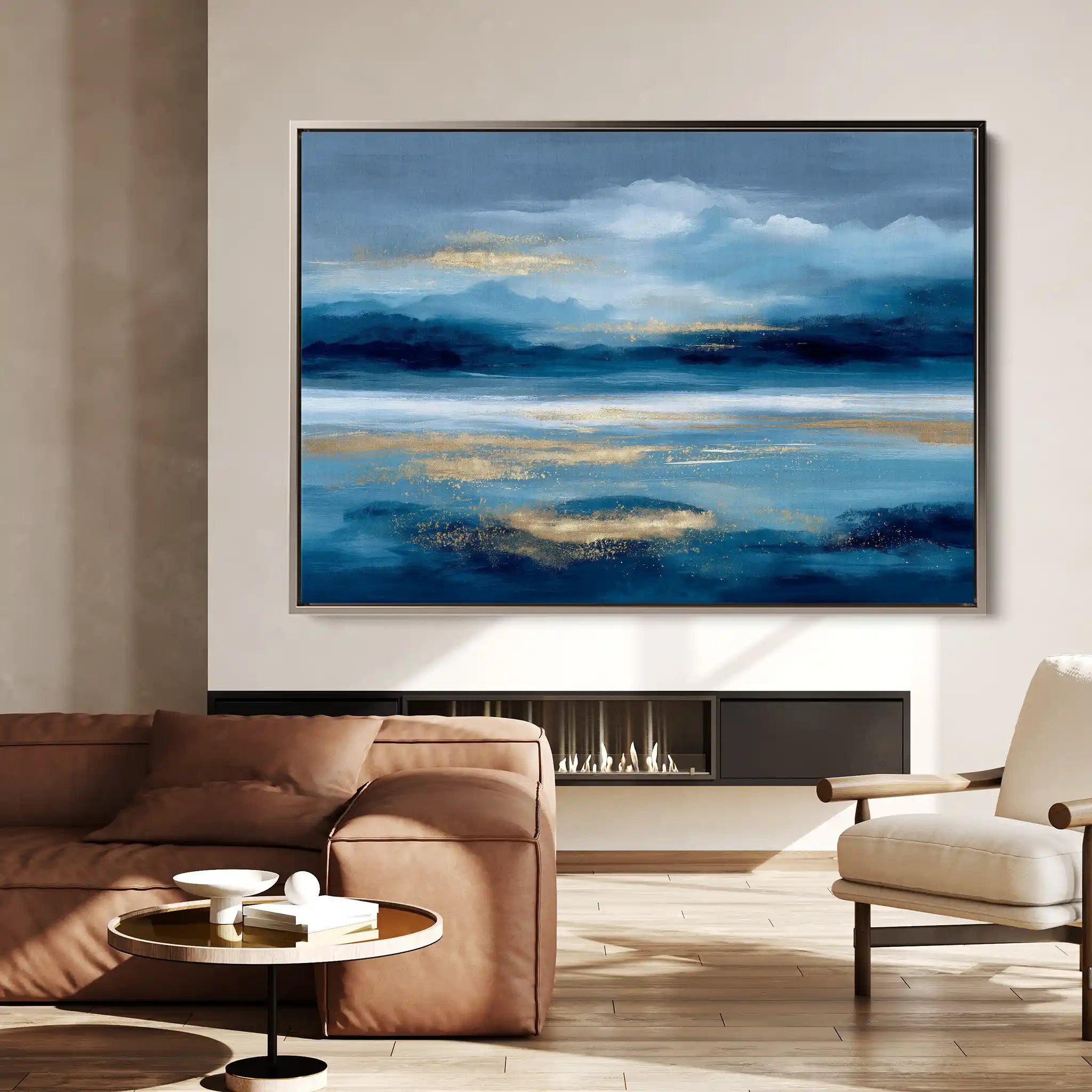 Abstract 1436 Canvas Art 60 x 40 cm / Stretched on hidden frame