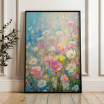 Floral Canvas Wall Art WAD1437-F 90 x 60 cm / Stretched on hidden frame