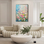 Floral Canvas Wall Art WAD1437-F 90 x 60 cm / Stretched on hidden frame