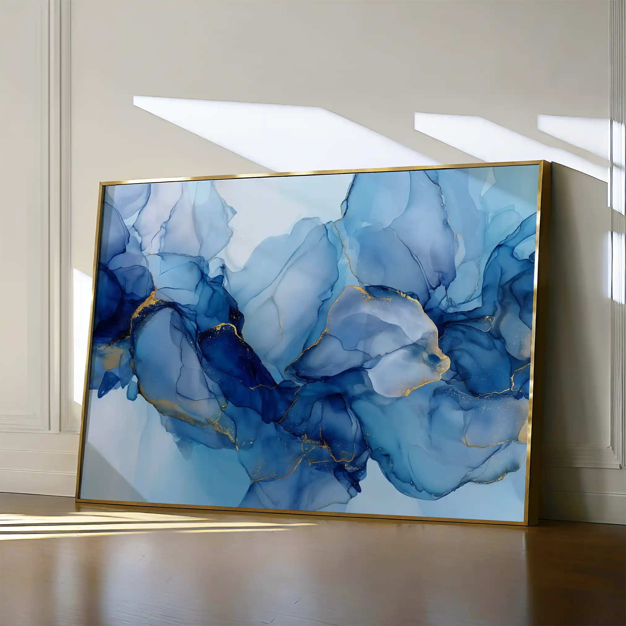 Abstract 1438 Canvas Art 60 x 40 cm / Stretched on hidden frame