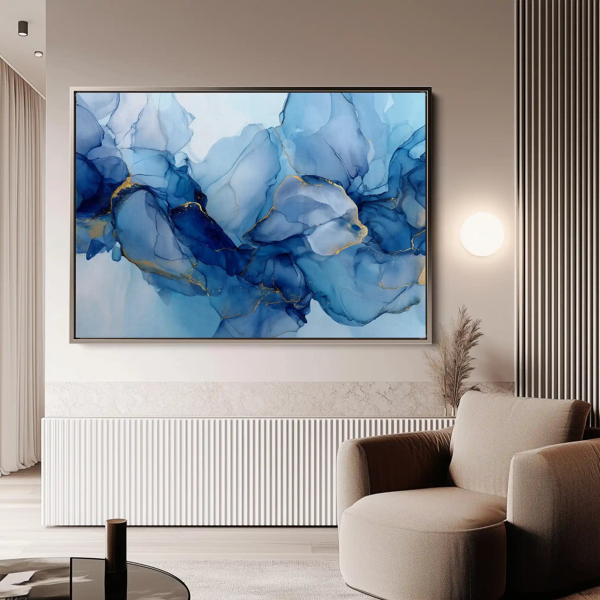 Abstract 1438 Canvas Art 60 x 40 cm / Stretched on hidden frame