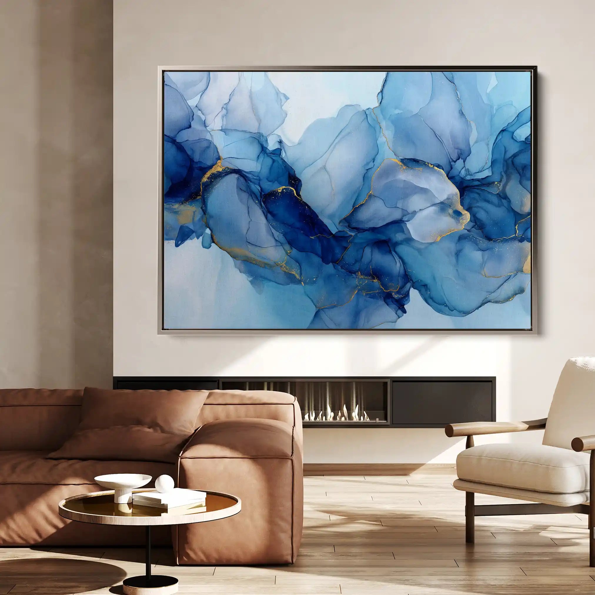 Abstract 1438 Canvas Art 60 x 40 cm / Stretched on hidden frame