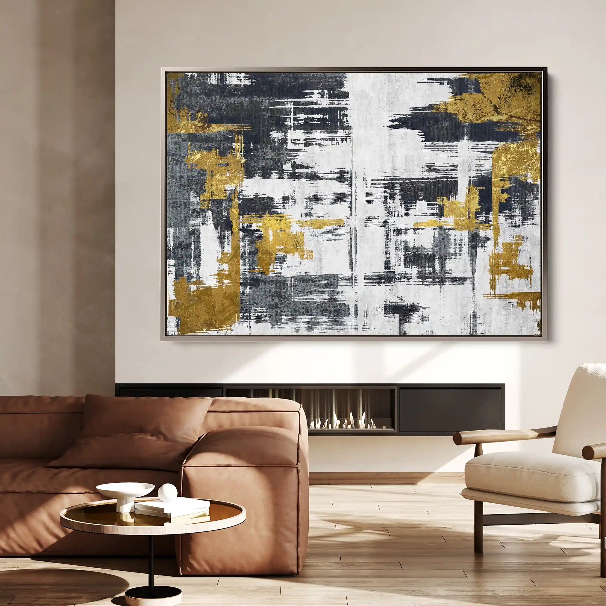 Abstract 144 Canvas Art 60 x 40 cm / Stretched on hidden frame