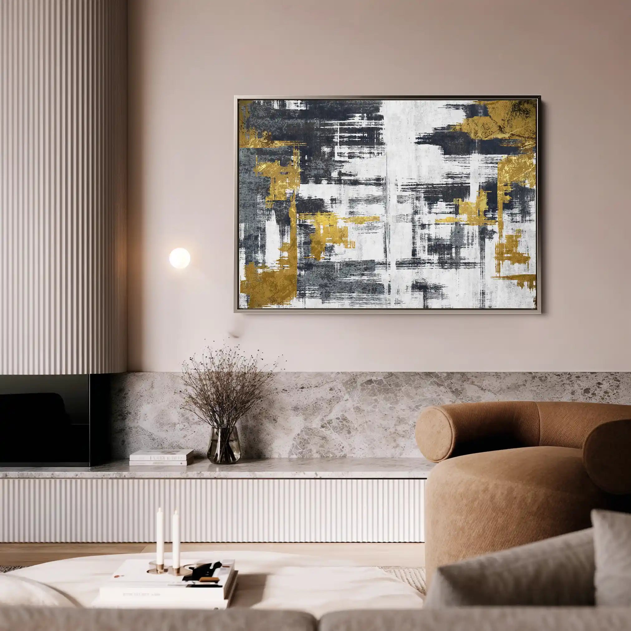 Abstract 144 Canvas Art 60 x 40 cm / Stretched on hidden frame