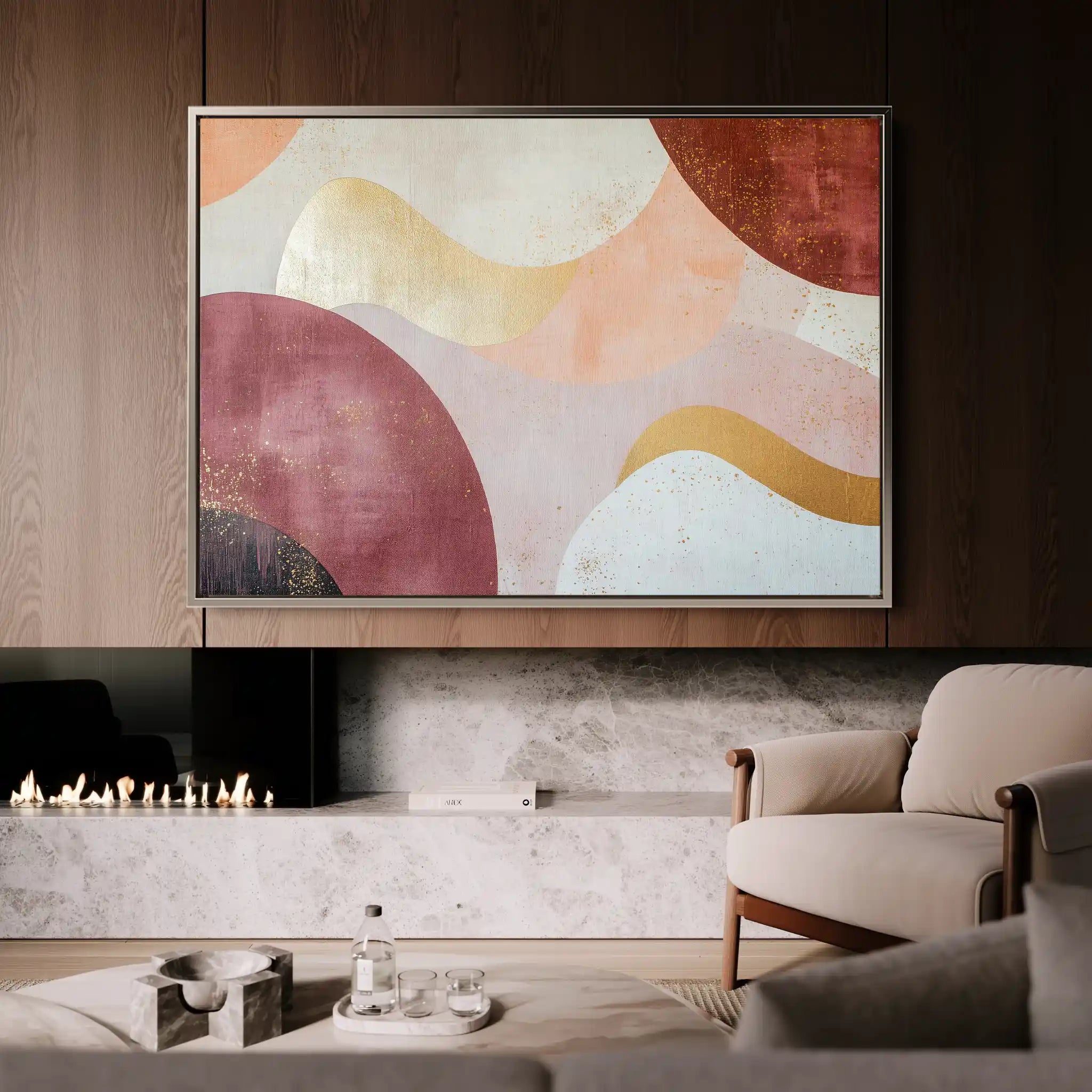 Boho 144 Canvas Art 90 x 60 cm / Stretched on hidden frame