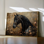 Horses 144 Canvas Art 90 x 60 cm / Stretched on hidden frame