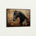 Horses 144 Canvas Art 90 x 60 cm / Stretched on hidden frame