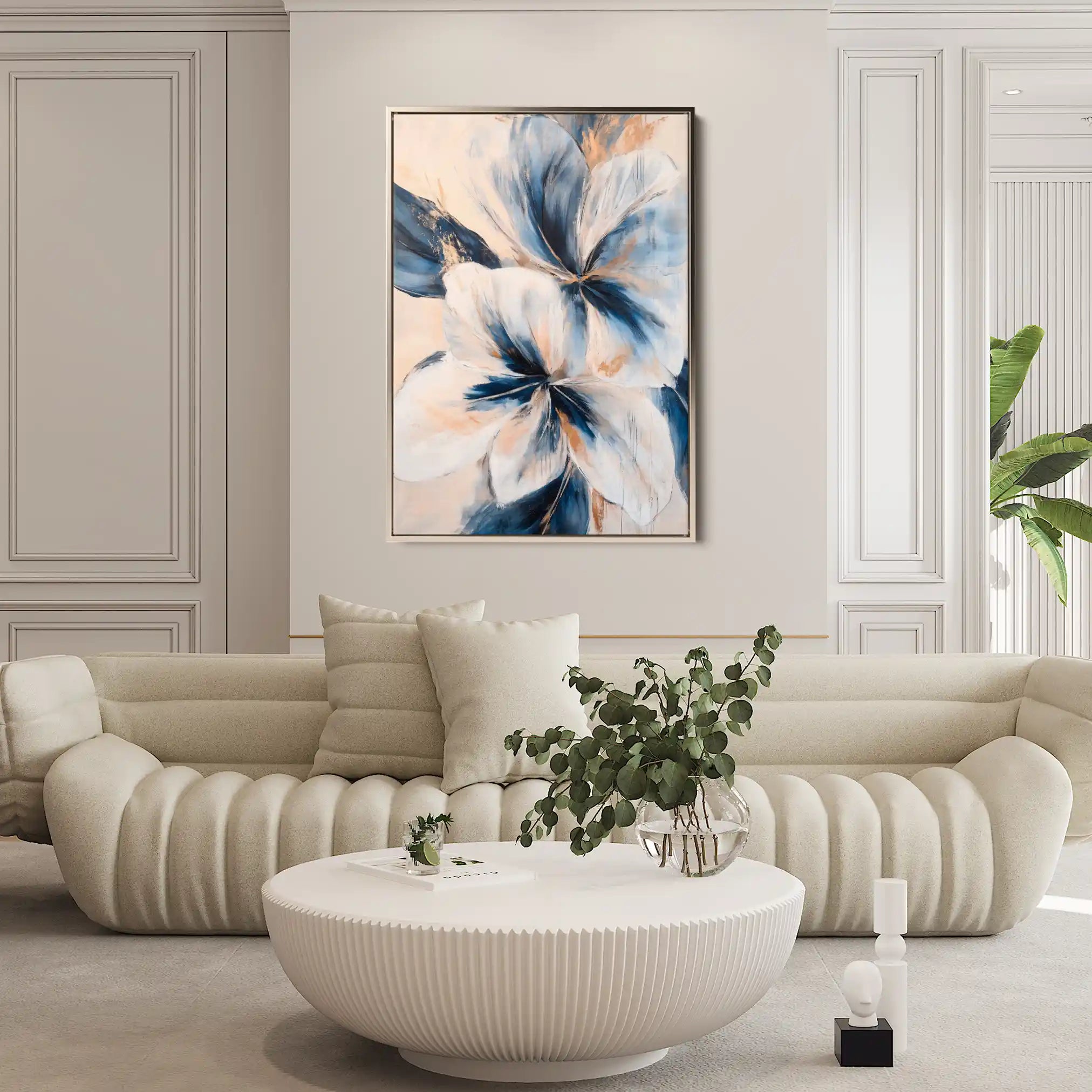 Floral Canvas Wall Art WAD1440-F 90 x 60 cm / Stretched on hidden frame