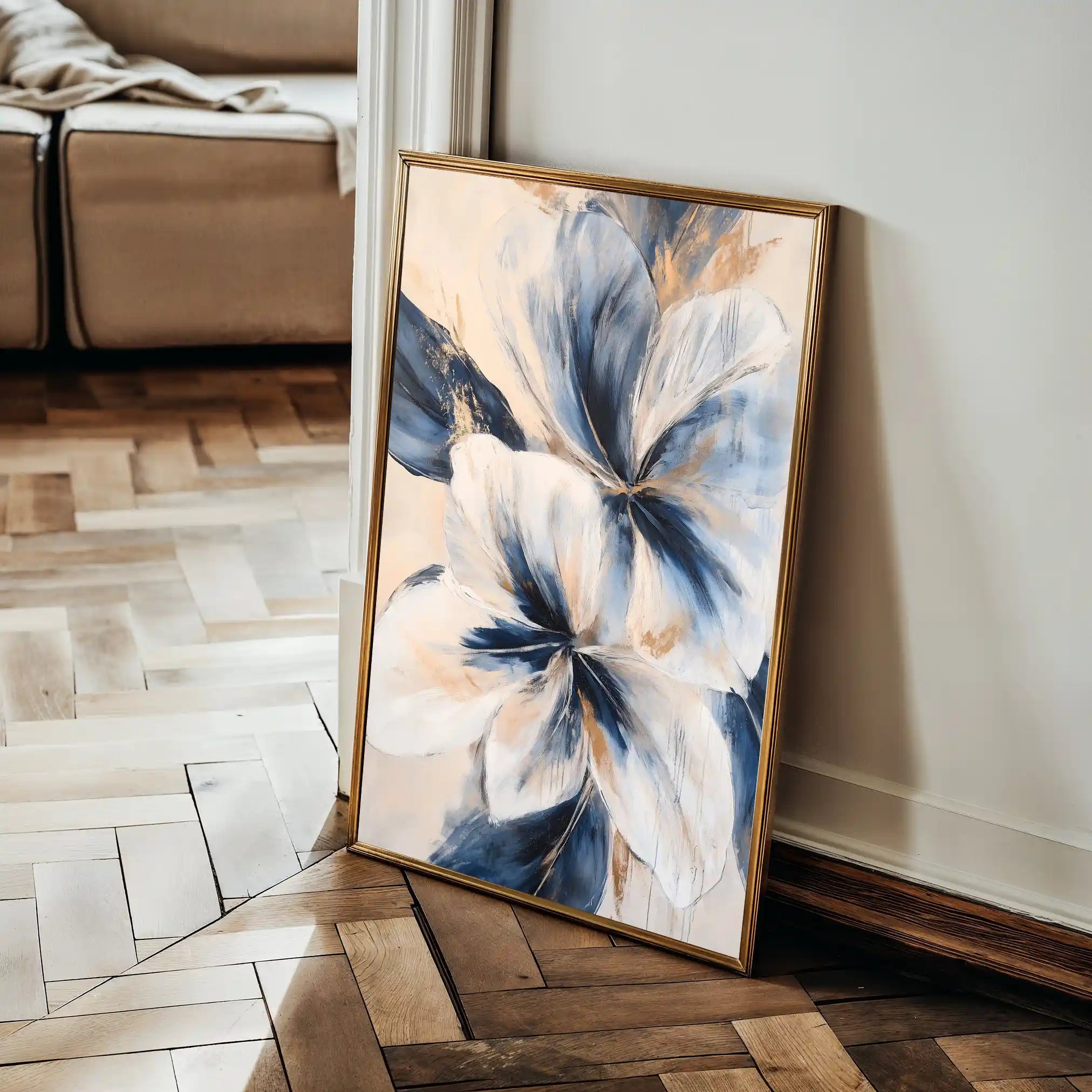 Floral Canvas Wall Art WAD1440-F 90 x 60 cm / Stretched on hidden frame