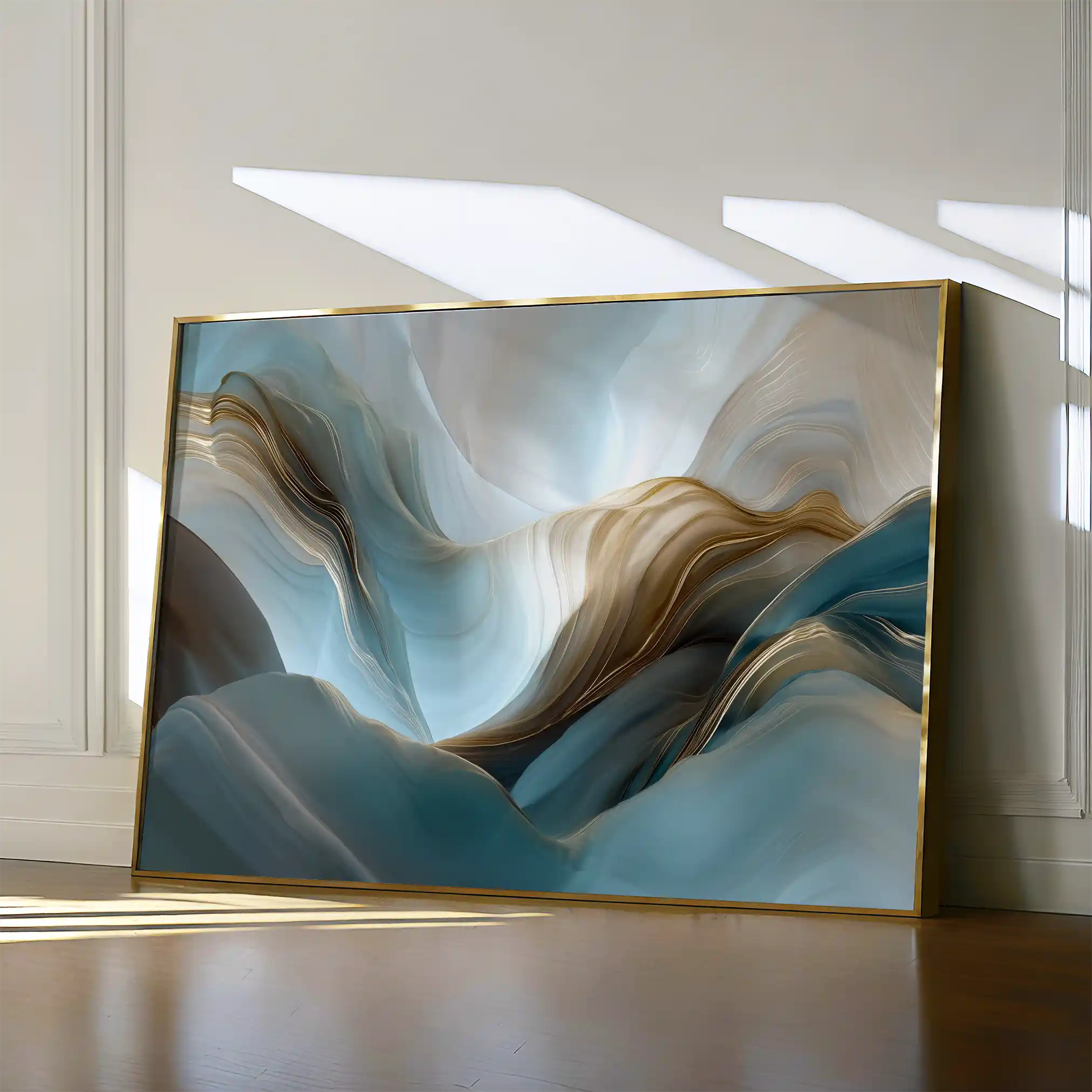 Abstract 1441 Canvas Art 60 x 40 cm / Stretched on hidden frame