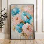 Floral Canvas Wall Art WAD1442-F 90 x 60 cm / Stretched on hidden frame