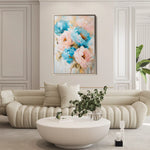 Floral Canvas Wall Art WAD1442-F 90 x 60 cm / Stretched on hidden frame