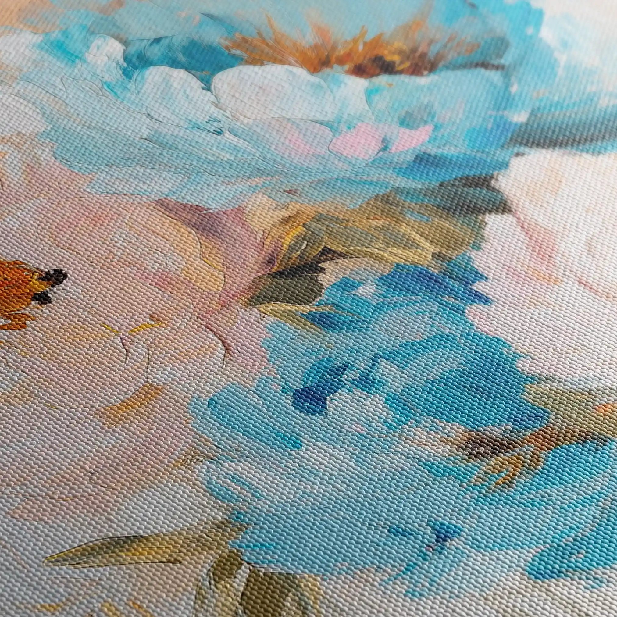 Floral Canvas Wall Art WAD1442-F 90 x 60 cm / Stretched on hidden frame