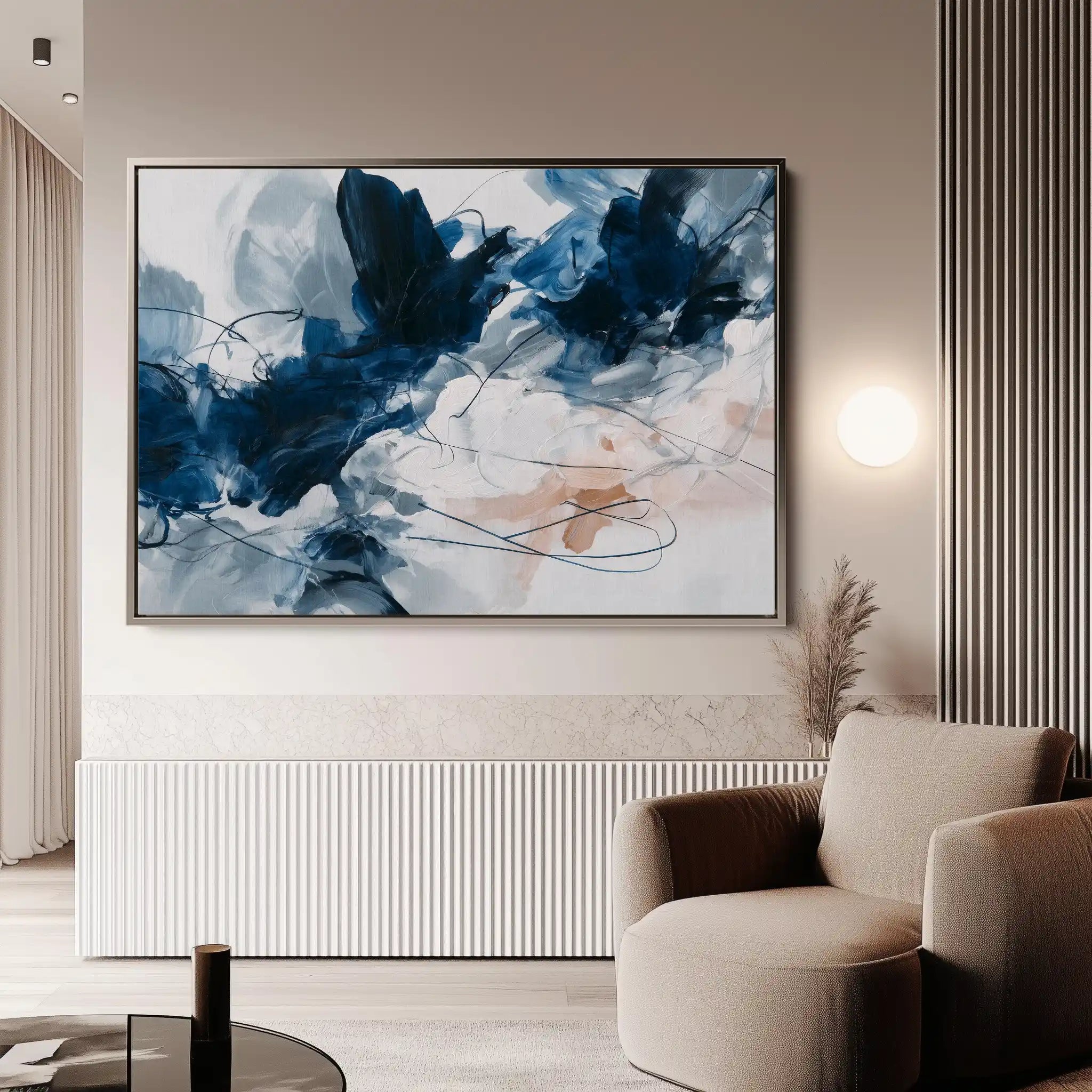 Abstract 1443 Canvas Art 60 x 40 cm / Stretched on hidden frame