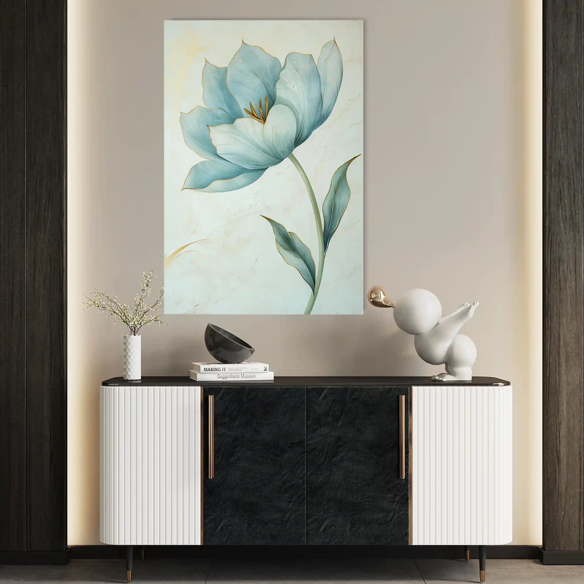 Floral Canvas Wall Art WAD1444-F 90 x 60 cm / Stretched on hidden frame