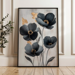 Floral Canvas Wall Art WAD1446-F 90 x 60 cm / Stretched on hidden frame