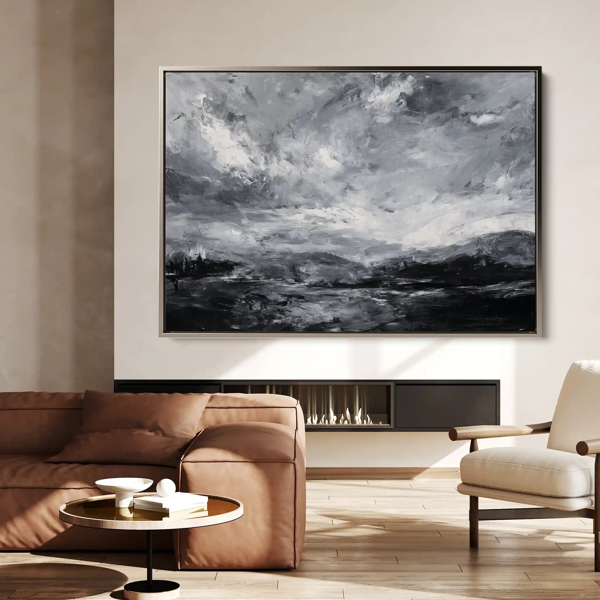 Abstract 1448 Canvas Art 60 x 40 cm / Stretched on hidden frame