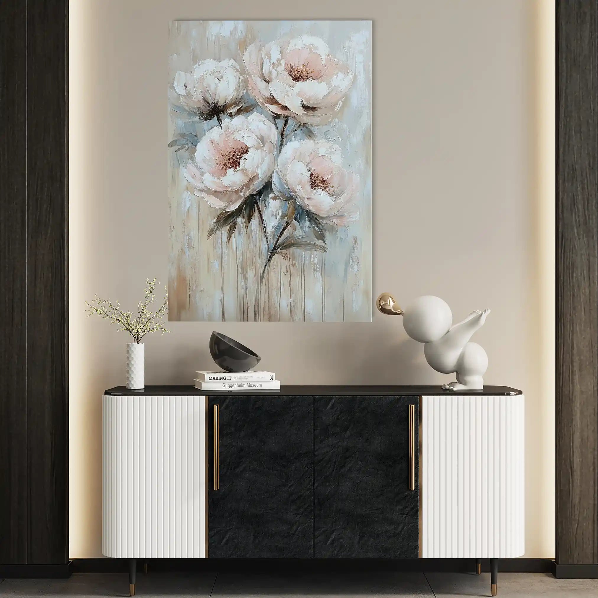 Floral Canvas Wall Art WAD1448-F 90 x 60 cm / Stretched on hidden frame