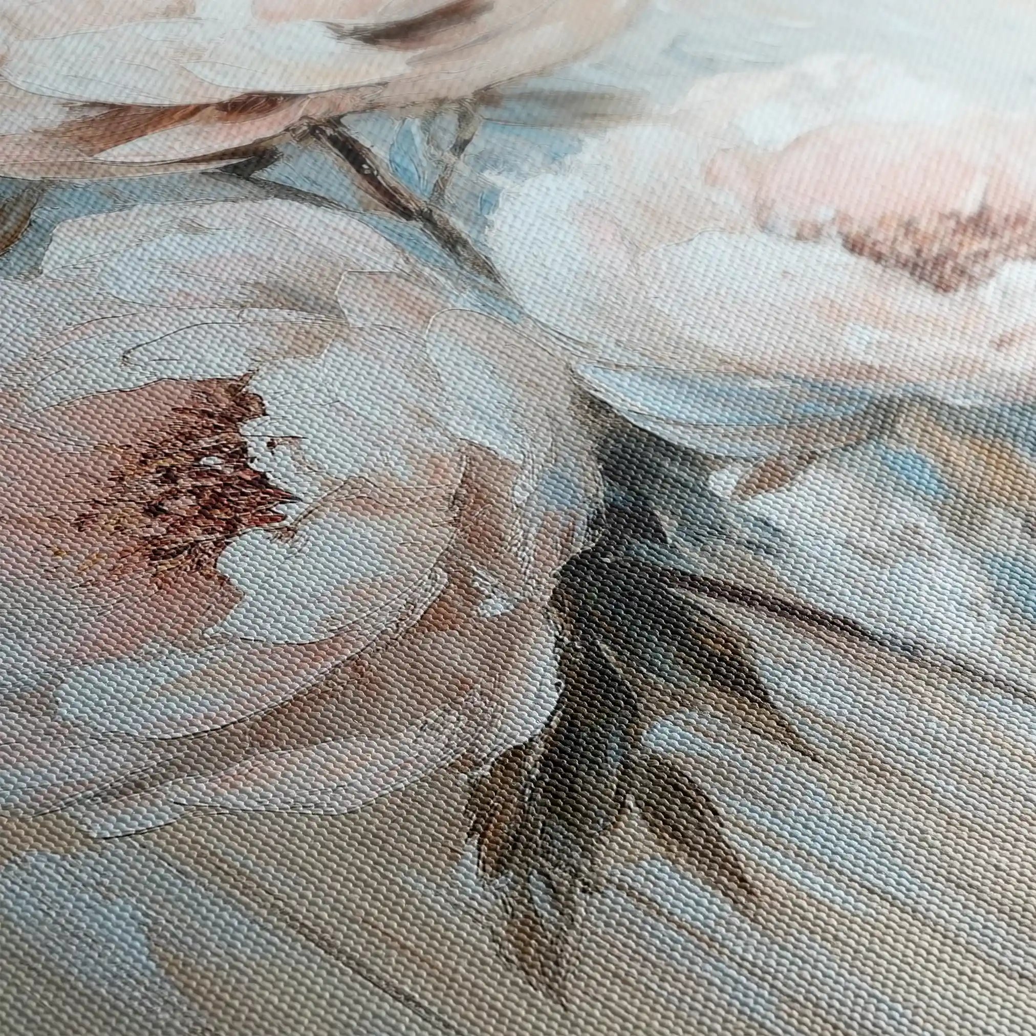 Floral Canvas Wall Art WAD1448-F 90 x 60 cm / Stretched on hidden frame